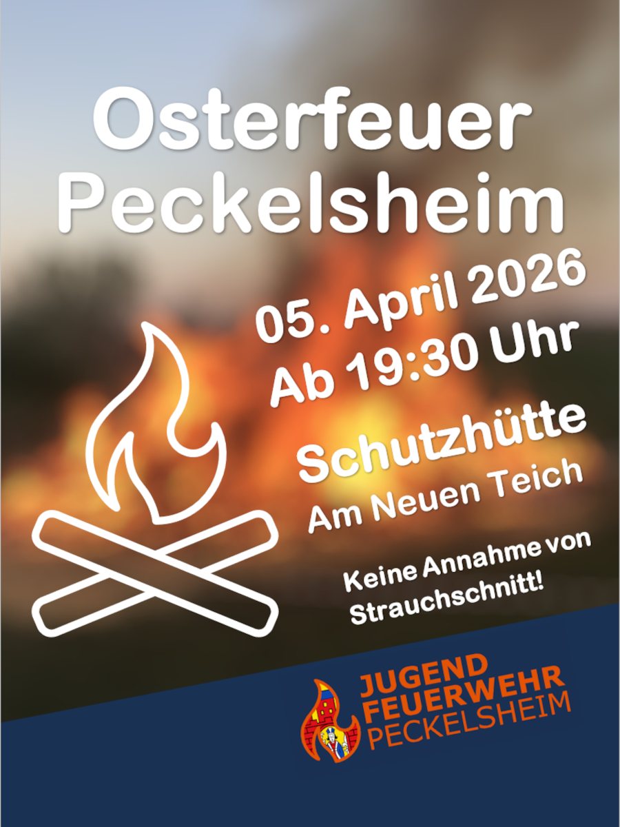 Osterfeuer 2026 der Jugendfeuerwehr